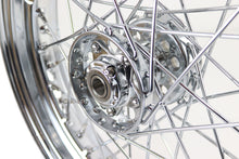 Load image into Gallery viewer, 16 inch x 3.00 inch Replica F-H Star Hub Wheel Chrome (chrome spokes)<br /><span class="skuNo">52-0100</span><br /><span class="titleYears">EL 1936-40 • FL 1941-66 • UL 1937-48 • WL 1936-52 </span>