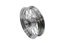 Load image into Gallery viewer, 16 inch x 3.00 inch Front or Rear Spoke Wheel (chrome spokes)<br /><span class="skuNo">52-0129</span><br /><span class="titleYears">FL 1973-84 • FX 1973-82 </span>