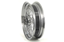 Load image into Gallery viewer, 16 inch x 4.00 inch Rear Spoke Wheel (chrome spokes)<br /><span class="skuNo">52-1081</span><br /><span class="titleYears">XL 2000-04 • FXST 2000-07 • FLST 2000-07 • FXD 2000-05 • FLT 2000-01</span>