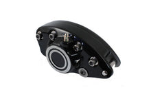 Load image into Gallery viewer, Black Front 1 Piston Banana Caliper with Bullseye
