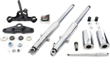 Load image into Gallery viewer, Fork Assembly with Polished Sliders Right Side Drum Brake