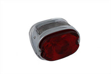 Load image into Gallery viewer, Stock Type Chrome Oval Tail Lamp<br /><span class="skuNo">33-0300</span><br /><span class="titleYears">FL 1955-72 • XL 1955-72 • FX 1971-72 </span>