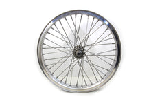 Load image into Gallery viewer, 18"WR Front Spool Wheel Alloy (stainless steel spokes)<br /><span class="skuNo">52-0014</span><br /><span class="titleYears">WR 1937-52 </span>