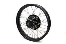 Load image into Gallery viewer, 18 inch x 2.15 inch Front Wheel Assembly (stainless steel spokes)<br /><span class="skuNo">52-0758</span><br /><span class="titleYears">WL 1937-52 • WLD 1937-42 • WLA 1940-45 • WLC 1942-43 </span>