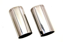 Load image into Gallery viewer, Fork Slider Cover Set Stainless Steel<br  /><span class="skuNo">24-9962</span><br /><span class="titleYears">FLH 1949-84 </span>
