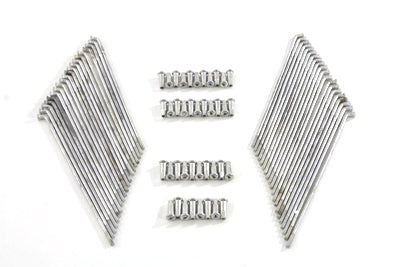 Cadmium Plated 18 inch Spoke Set