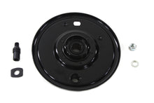 Load image into Gallery viewer, Front Mechanical Brake Backing Plate Black<br  /><span class="skuNo">23-3077</span><br /><span class="titleYears">EL 1941-48  • UL 1941-48  • FL 1941-48  • G 1941-57 </span>

