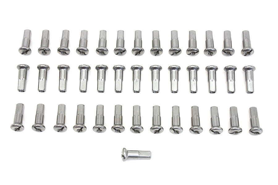 Spoke 40 Piece Cadmium Nipple Set