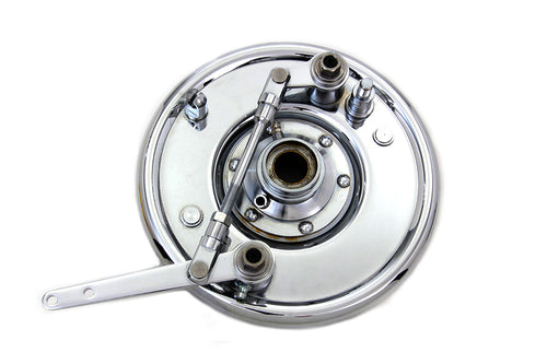 Dual Cam Brake Backing Plate Assembly Chrome