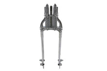 Load image into Gallery viewer, 18 inch Offset Spring Fork Assembly Chrome
