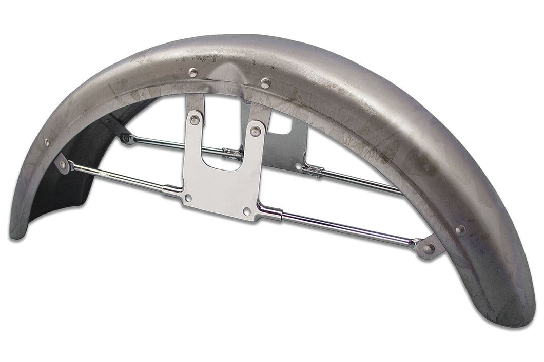 Replica Front Fender Raw Steel