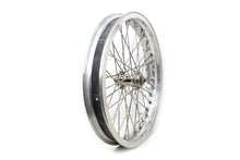 Load image into Gallery viewer, 18&#34;WR Front Spool Wheel Alloy (stainless steel spokes)&lt;br  /&gt;&lt;span class=&quot;skuNo&quot;&gt;52-0014&lt;/span&gt;&lt;br /&gt;&lt;span class=&quot;titleYears&quot;&gt;WR 1937-52 &lt;/span&gt;
