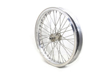 Load image into Gallery viewer, 18&#34;WR Front Spool Wheel Alloy (stainless steel spokes)&lt;br  /&gt;&lt;span class=&quot;skuNo&quot;&gt;52-0014&lt;/span&gt;&lt;br /&gt;&lt;span class=&quot;titleYears&quot;&gt;WR 1937-52 &lt;/span&gt;
