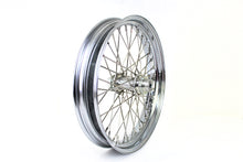 Load image into Gallery viewer, XR 750 19&#34;x 3.00&#34;Rear Flat Track Wheel (stainless steel spokes)&lt;br  /&gt;&lt;span class=&quot;skuNo&quot;&gt;52-0071&lt;/span&gt;&lt;br /&gt;&lt;span class=&quot;titleYears&quot;&gt;W 1937-52  • K 1952-56  • XL 1957-78  • XR 1970-84 &lt;/span&gt;
