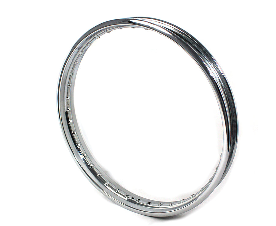 21 inch X 1.85 inch Rolled Edge Rim Chrome