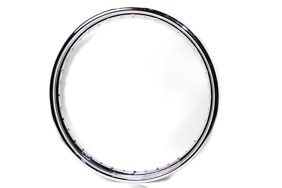 21  X 2.15  Rolled Edge Chrome Wheel Rim