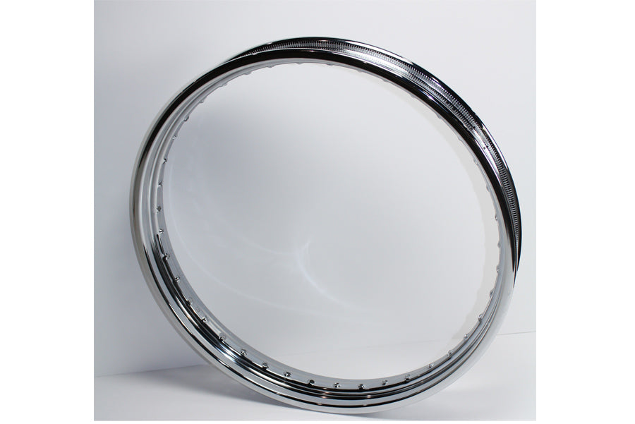 21  x 2.15  Rolled Edge Rim Chrome