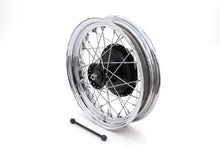 Load image into Gallery viewer, 45&#34;WL 16&#34;Front Wheel Assembly (stainless steel spokes)&lt;br  /&gt;&lt;span class=&quot;skuNo&quot;&gt;52-0755&lt;/span&gt;&lt;br /&gt;&lt;span class=&quot;titleYears&quot;&gt;WL 1937-52  • WLD 1937-42  • WLA 1940-45  • WLC 1942-43 &lt;/span&gt;
