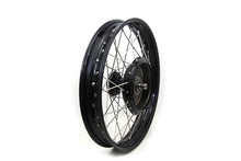 Load image into Gallery viewer, 18 inch x 2.15 inch Front Wheel Assembly (stainless steel spokes)&lt;br  /&gt;&lt;span class=&quot;skuNo&quot;&gt;52-0758&lt;/span&gt;&lt;br /&gt;&lt;span class=&quot;titleYears&quot;&gt;WL 1937-52  • WLD 1937-42  • WLA 1940-45  • WLC 1942-43 &lt;/span&gt;
