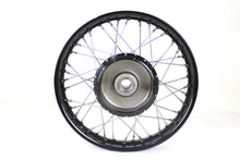 Load image into Gallery viewer, 18 inch x 2.15 inch Front Wheel Assembly (stainless steel spokes)&lt;br  /&gt;&lt;span class=&quot;skuNo&quot;&gt;52-0770&lt;/span&gt;&lt;br /&gt;&lt;span class=&quot;titleYears&quot;&gt;WL 1937-52  • WLD 1937-42  • WLA 1940-45  • WLC 1942-43 &lt;/span&gt;

