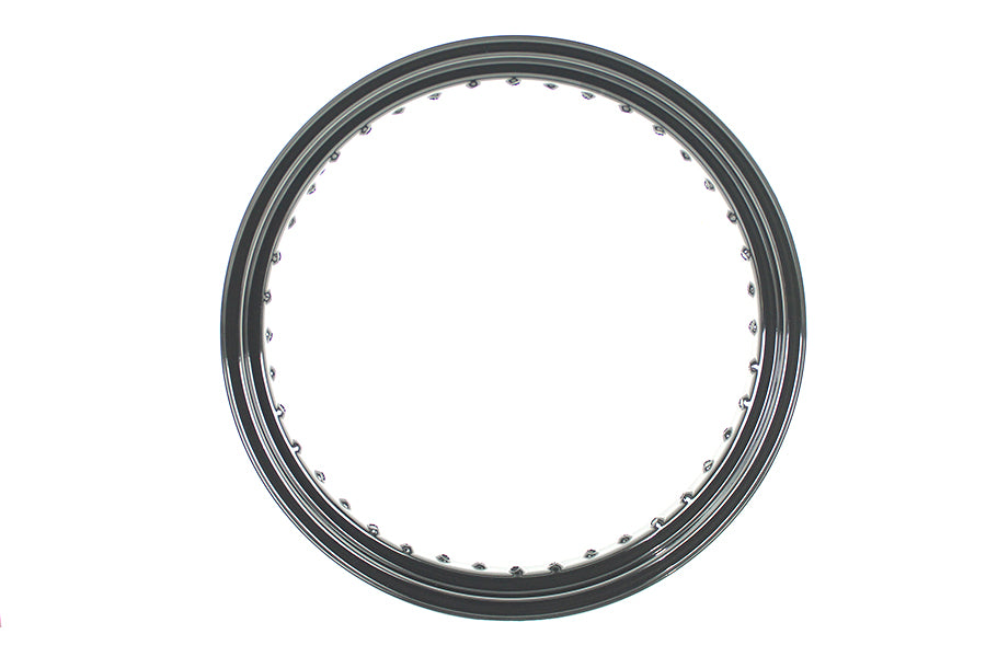 19  x 3.0  Drop Center Steel Rim Black